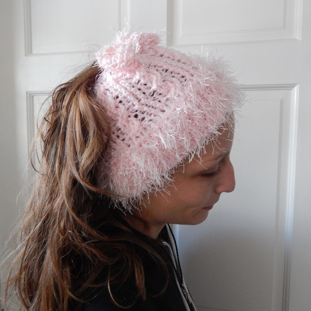 Cable knit Topless Beanie